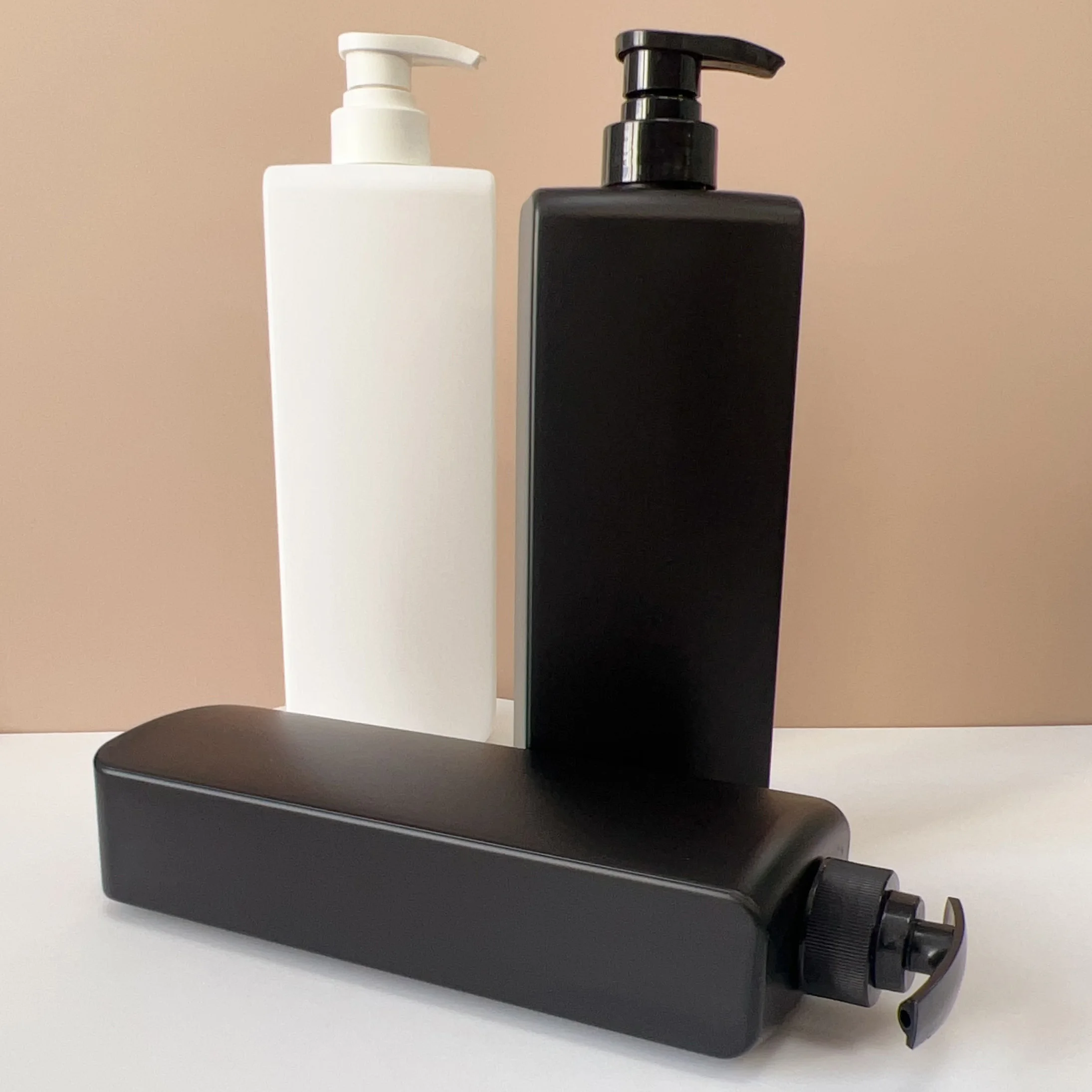 Factories Supply Large Capacity 830ml Hdpe Hand Sanitizer Shower Gel Shampoo Plastic Bottle