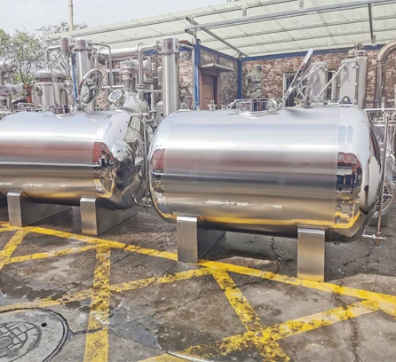 Single Layer Tank 30000L SS Horizontal Water Storage Tank - Durable & Efficient
