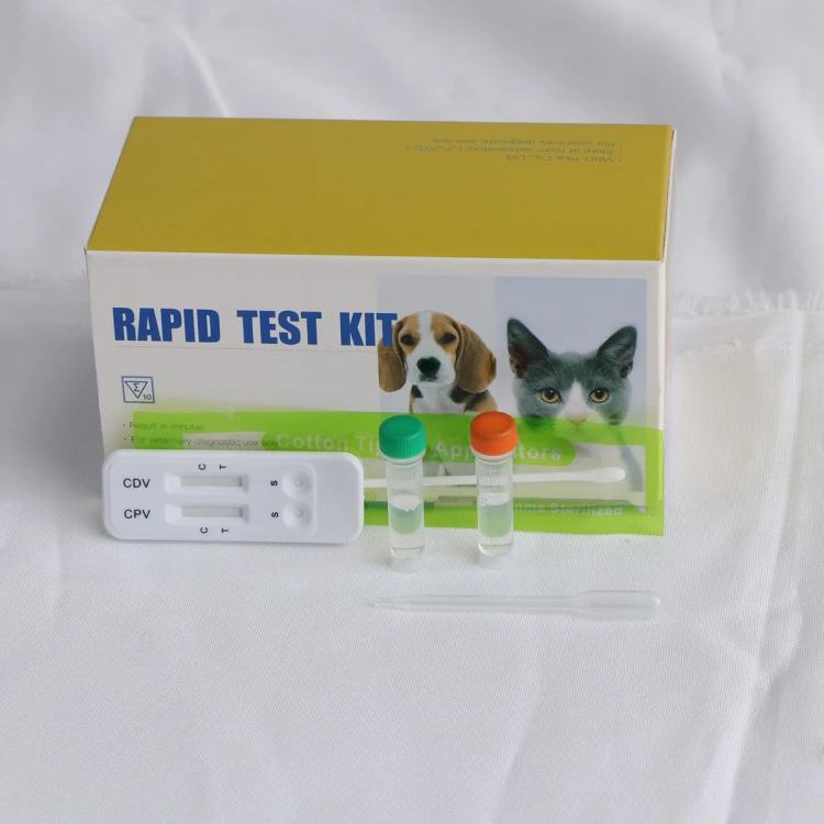 Cdv Cpv Combo Rapid Test Kit Canine Parvo Distemper Antigen Rapid Test