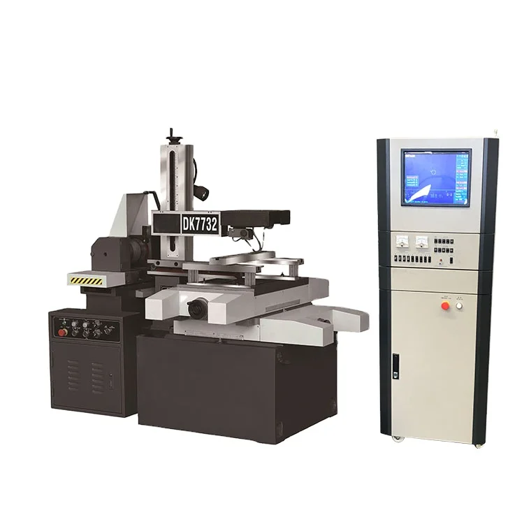 Fast-moving Used Small CNC Wire EDM Electric-erosion Cutting Machine With Oversea Service Mini Dk77 Wire Cutter EDM Machine