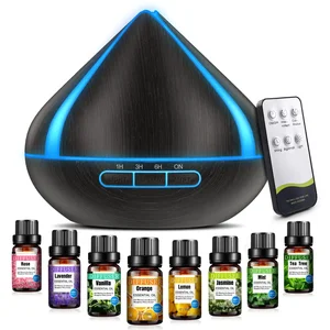Aroma Diffuser 550ml With Lemongrass Oil and Dista  Fragrant Air Humidifier Yoga Essential Oil Diffuser