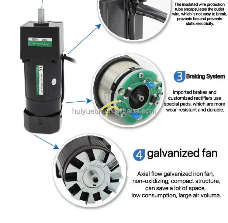 Variable Speed Motor, 60W, 110/220V, 12/15mm - detail 18