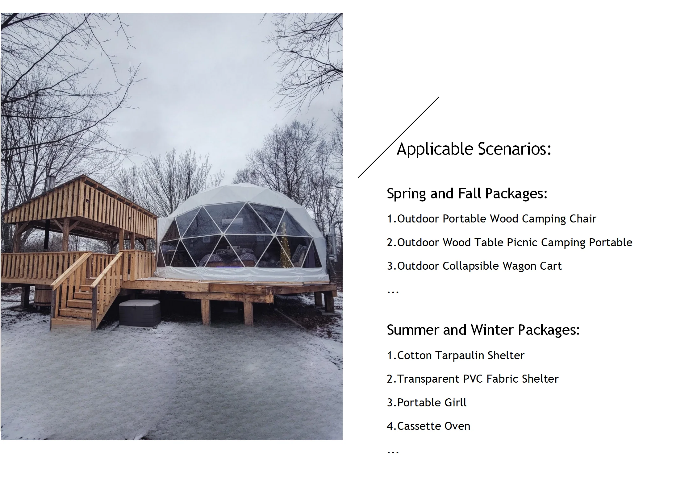 Big Luxury Ball Igloos Geo Dome Restaurant Tent For Outdoor