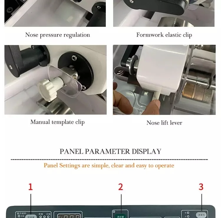 Rightway Brand Hot Sale Ophthalmic instrument and medical equipment Auto Lens Edger SJM-2008