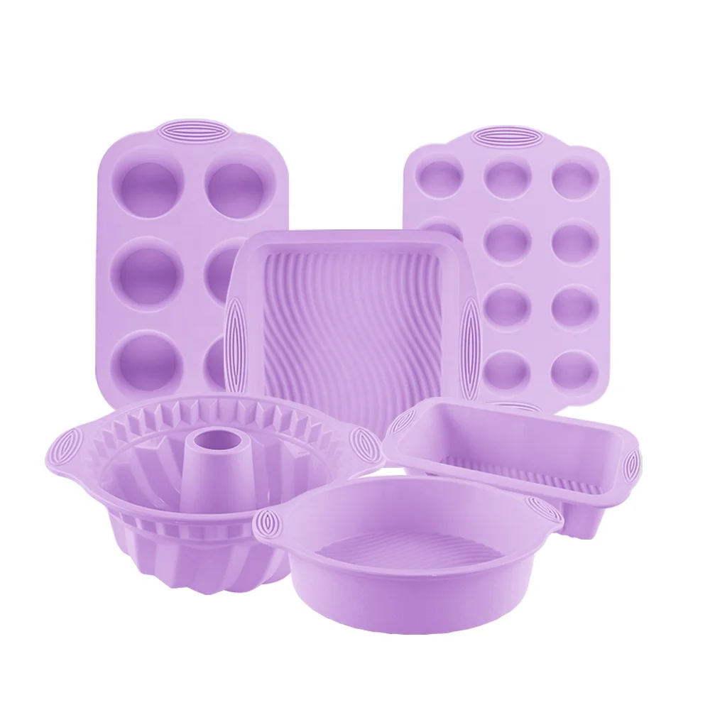 Muffin Pan Silicone Brownie Molds - Cupcake Pan Baking Silicone