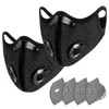2 masks with 4 filters (black)