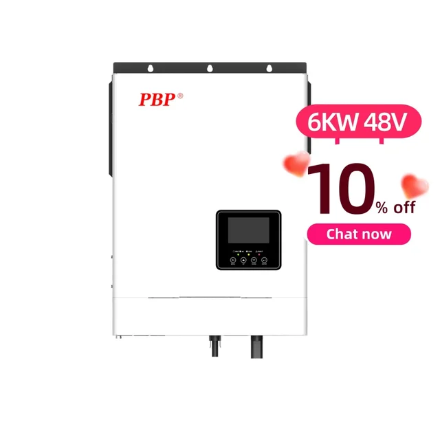 PBP Battery 3 Phase Hybrid Solar Pump Inverter Pure Sine Wave Camping Inverter Solar Inverter Hybrid Technology