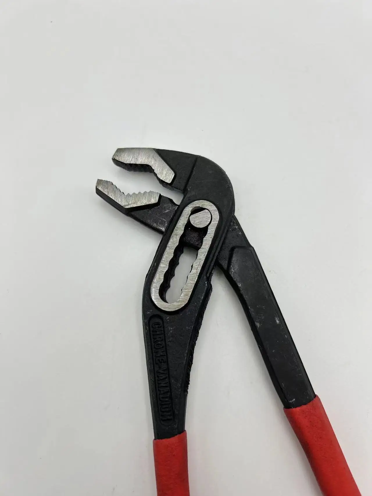 Professional DIY Grade Steel Water Pump Plier  10 Inch Rapid Adjustment PVC Handle Serrated Jaw Multi-Purpose Use OEM