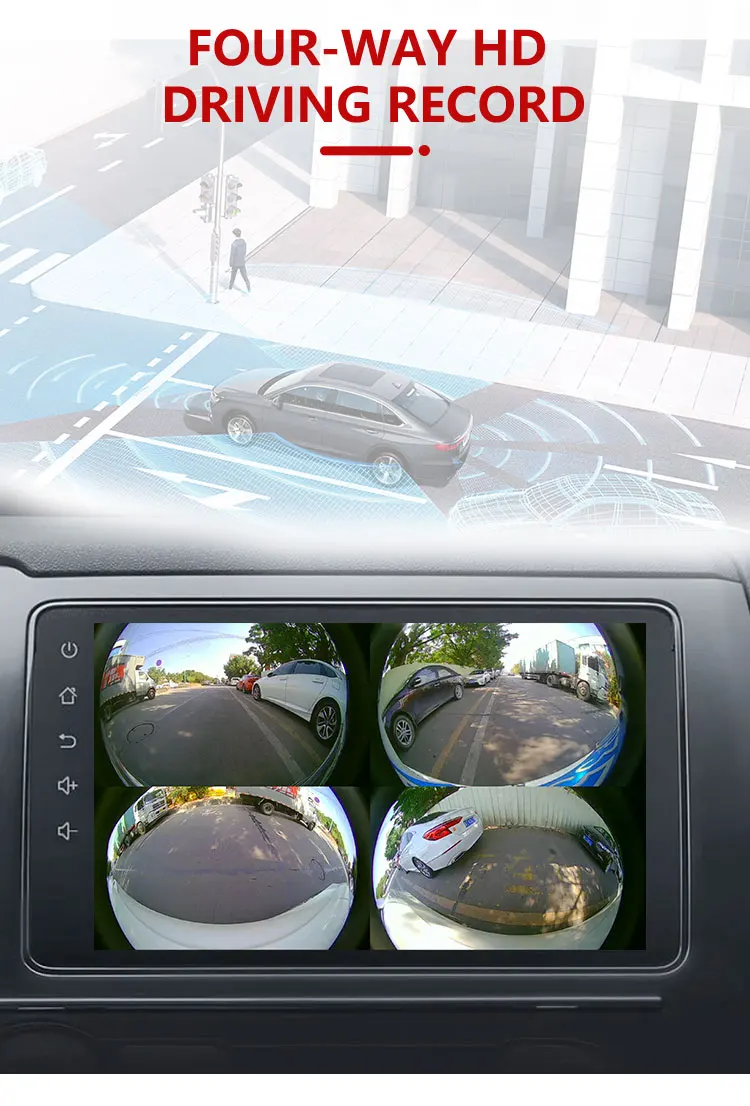 Wemaer OEM 3D Bird View 360 Camera System Night Vision 360 Degree Around Car Camera for Audi Toyota Honda Suzuki Volkswagen