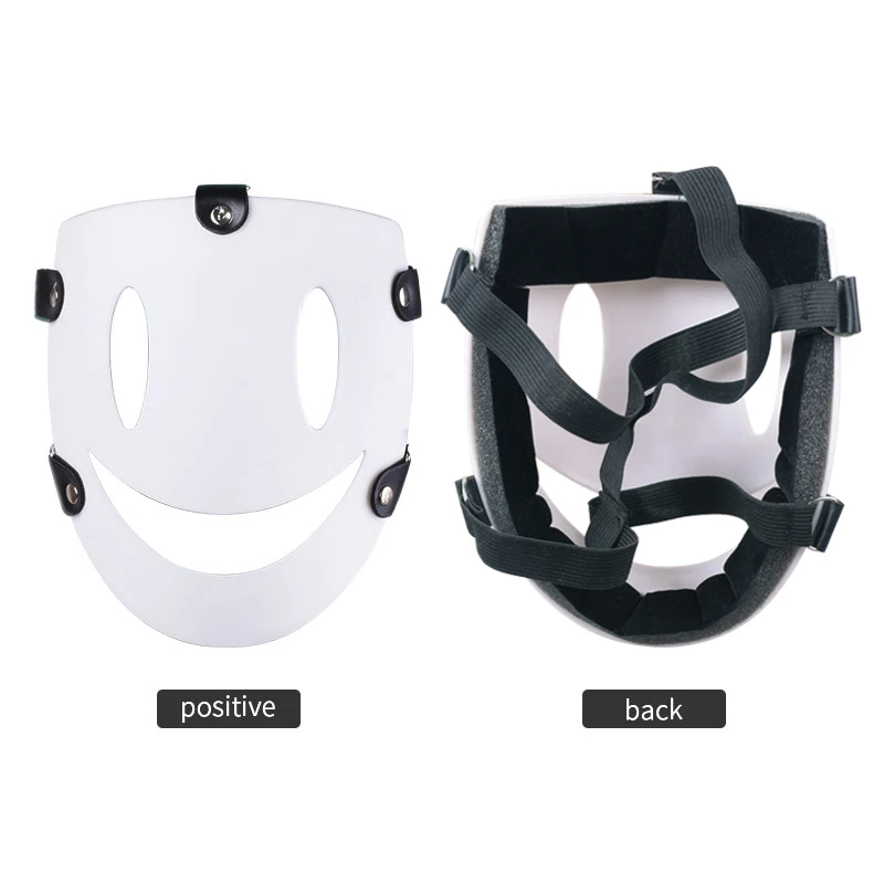 Tenkuu Shinpan Highrise Invasion Cosplay Mask Plastic White Mask Japanese Samurai Costume Props