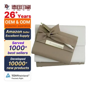 Customizable A5 Leather Notebook for Women Premium Magnetic Closure Loose Leaf Journal Planner Binder