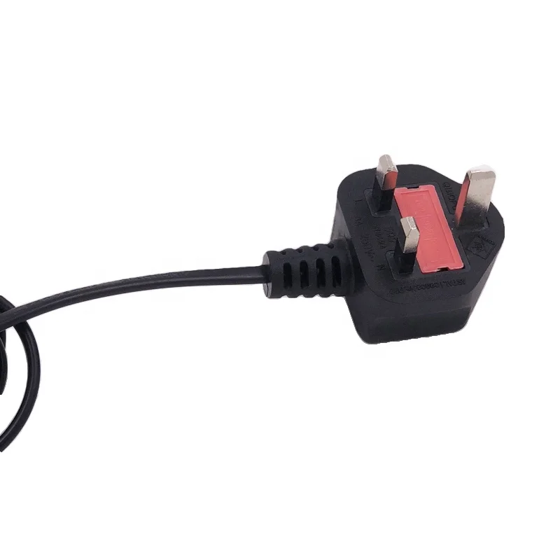 
Стандартный плавленый штекер BS1363 к шнуру питания IEC C7 UK 