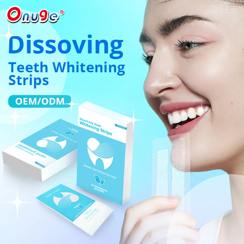 100% QA/ QC Process 4th Instant White Gen Tooth Whiting Sticker OEM Dissolving Teeth Whitening Strips