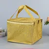 Oro con patrón 22*22*19CM