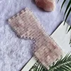 rose quartz eye mask clear bead