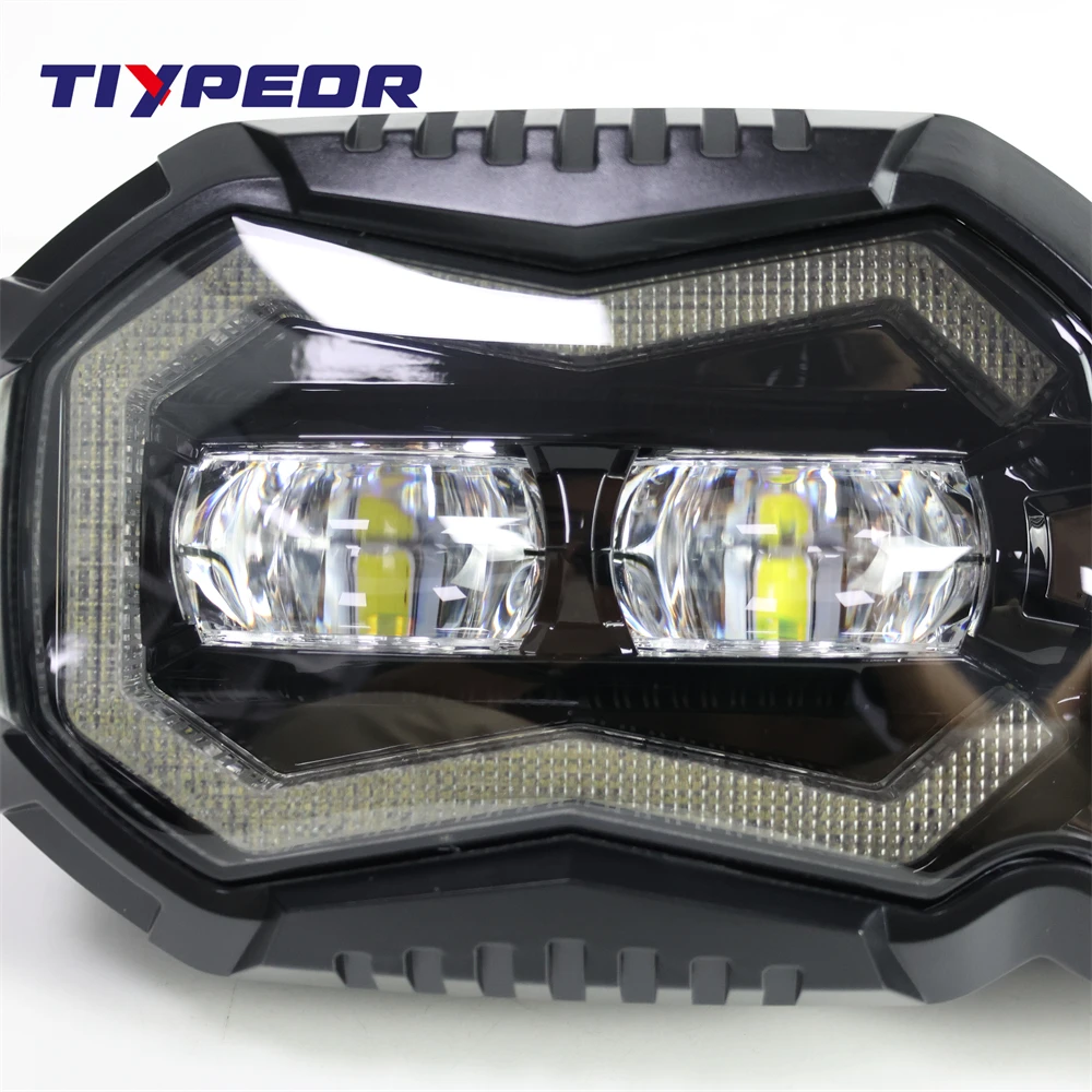 product tiypeor new generation led brighter headlight e mark ip67 waterproof for f800gs f800r f650 700 800gs adv adventure complete-9