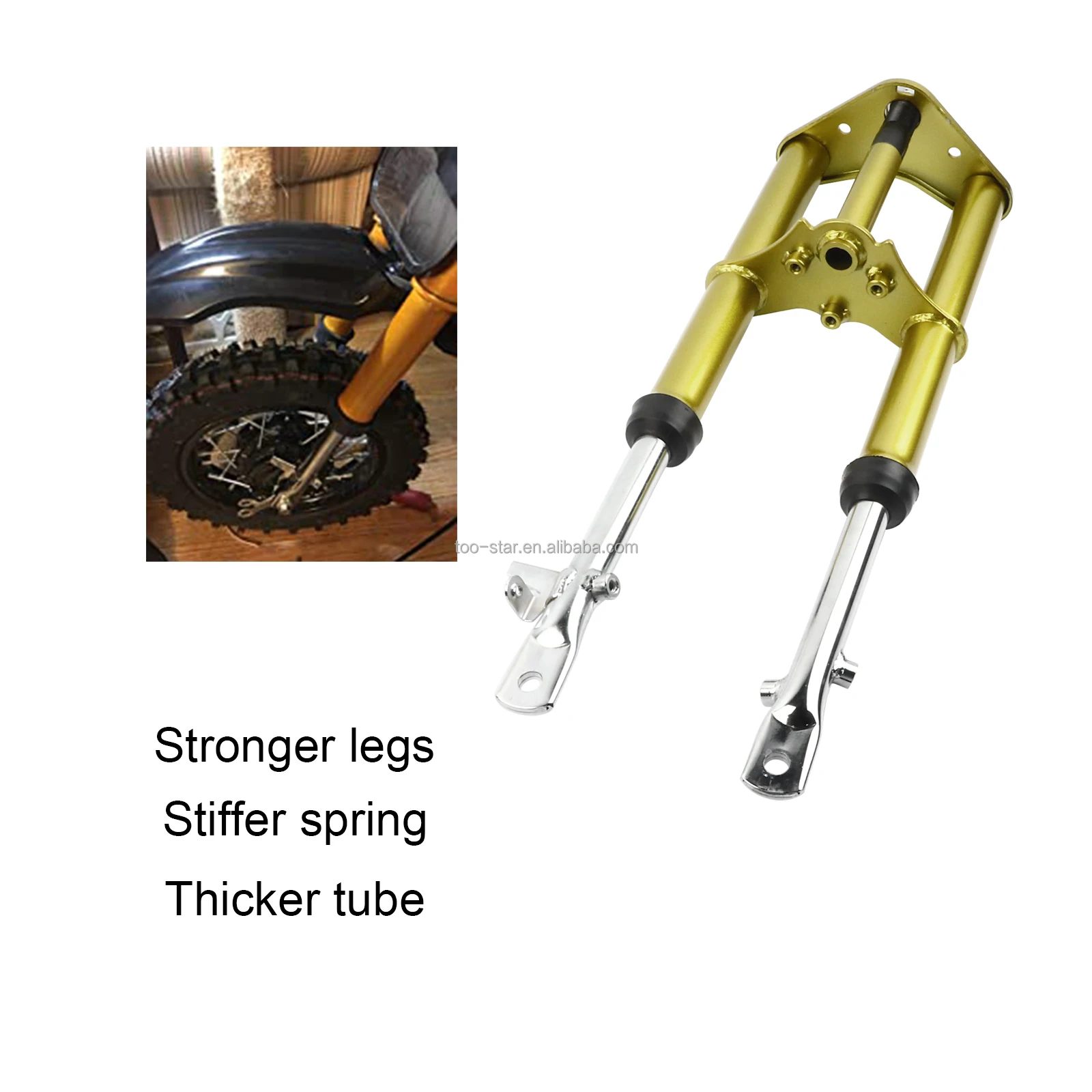 Передний амортизатор вилки в сборе для мотоцикла Honda XR50 CRF50 50cc 70cc 90cc