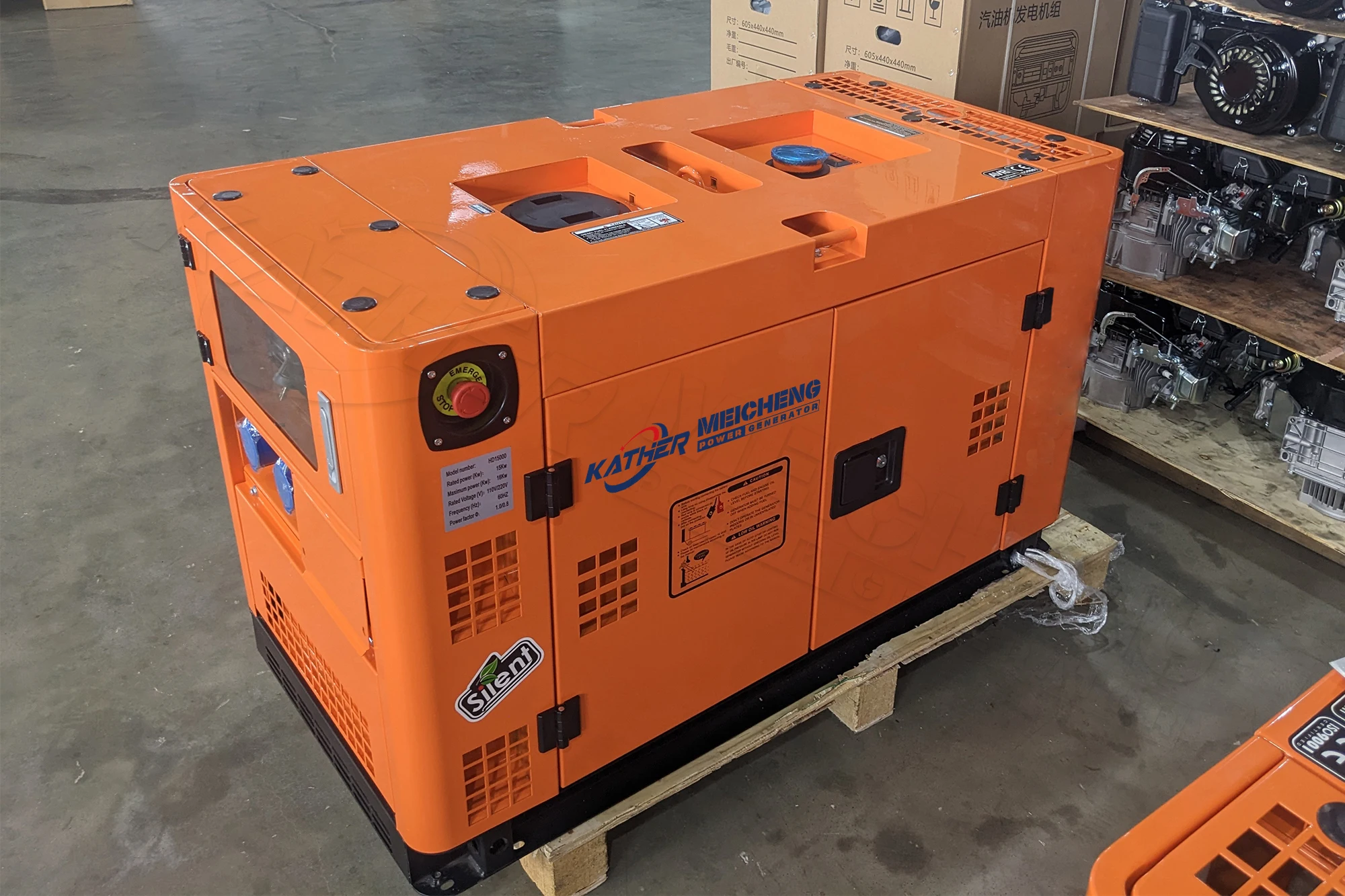 product 12kw silent diesel generators durable high power diesel generator diesel generator 15kw 15kva dual cylinder air cooled system-8