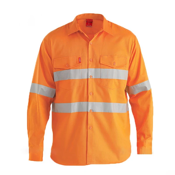 Hola Vis t shirt Camisa de seguridad de cinta reflectante alta visibilidad seguridad trabajo Tee