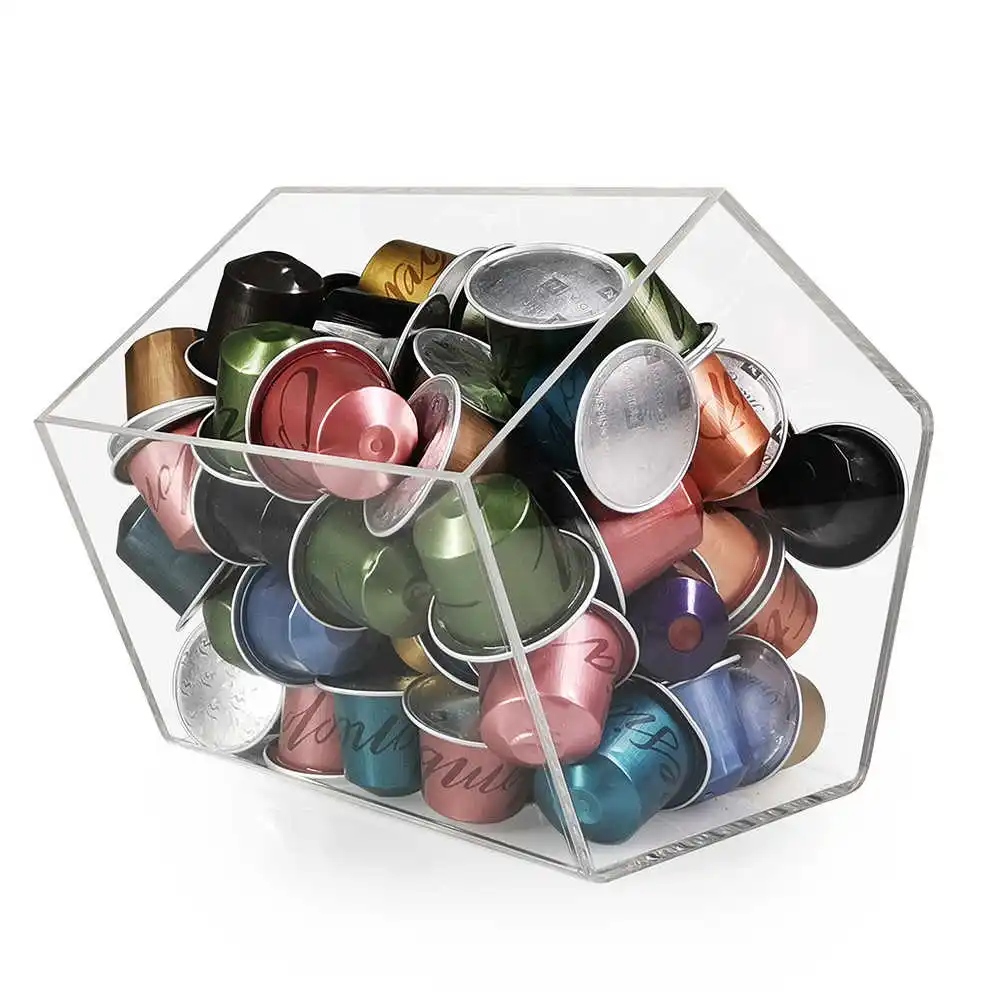 Acrílico Cápsula De Café De Almacenamiento De Soporte De Organización De  Plexiglás Para Cápsulas Nespresso Cápsulas - Buy Organizador De Condimento  De Café Acrílico,Caja De Café Acrílica Transparente,Caja De Acrílico  Product on