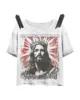 T-shirts-5กราฟิกสีขาวที่กำหนดเอง