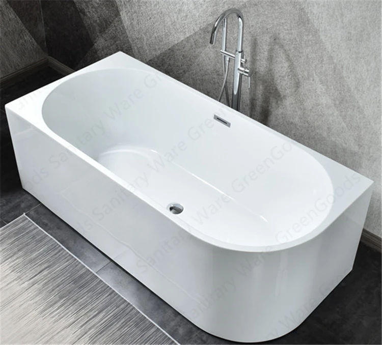 Back to Wall Corner Freestanding Bath 1500 Bathtubs