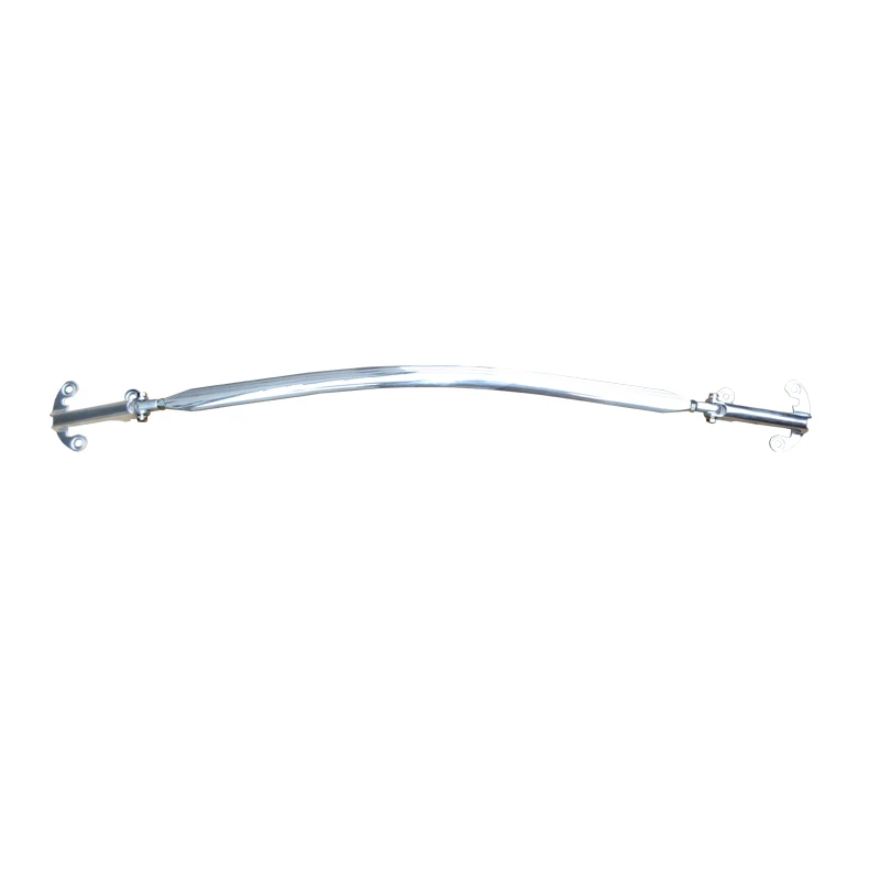 Barra De Soporte Ajustable Para Suspensión Delantera BMW Mini R55 R56 R57 Cooper S, Aleación Plateada Con Extremos Negros