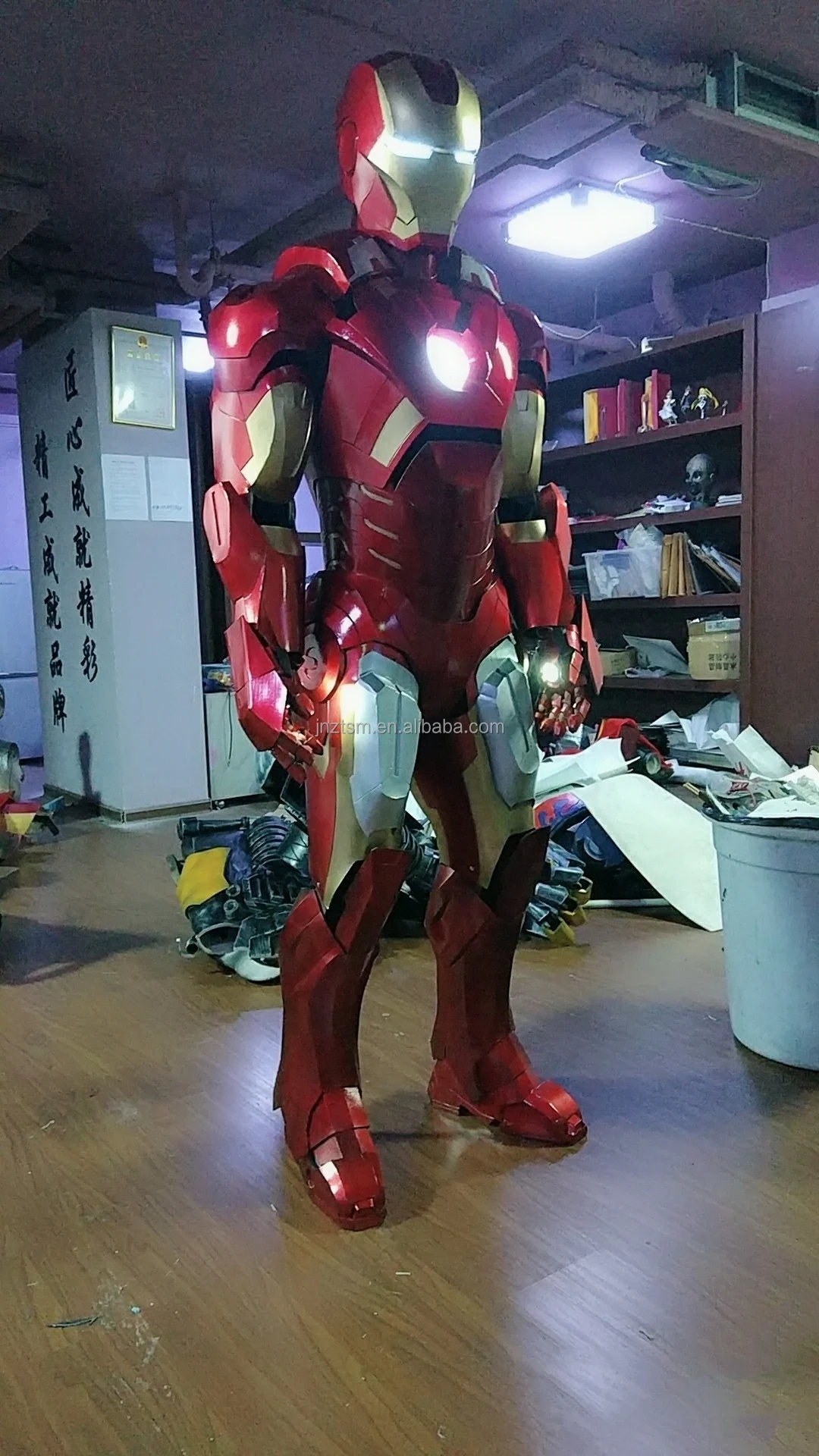 Iron Man Costume Robot Costume Cosplay Tony Stark Mk7 Statue Adult