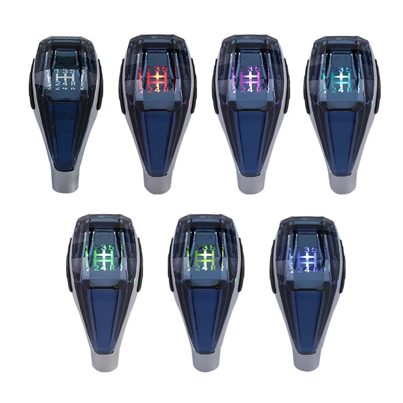 Ultra LED Light Illuminated Gear Knob Button-Free Shifter Touch Activated Compatible with Most Cars Car Gear Shift Knob