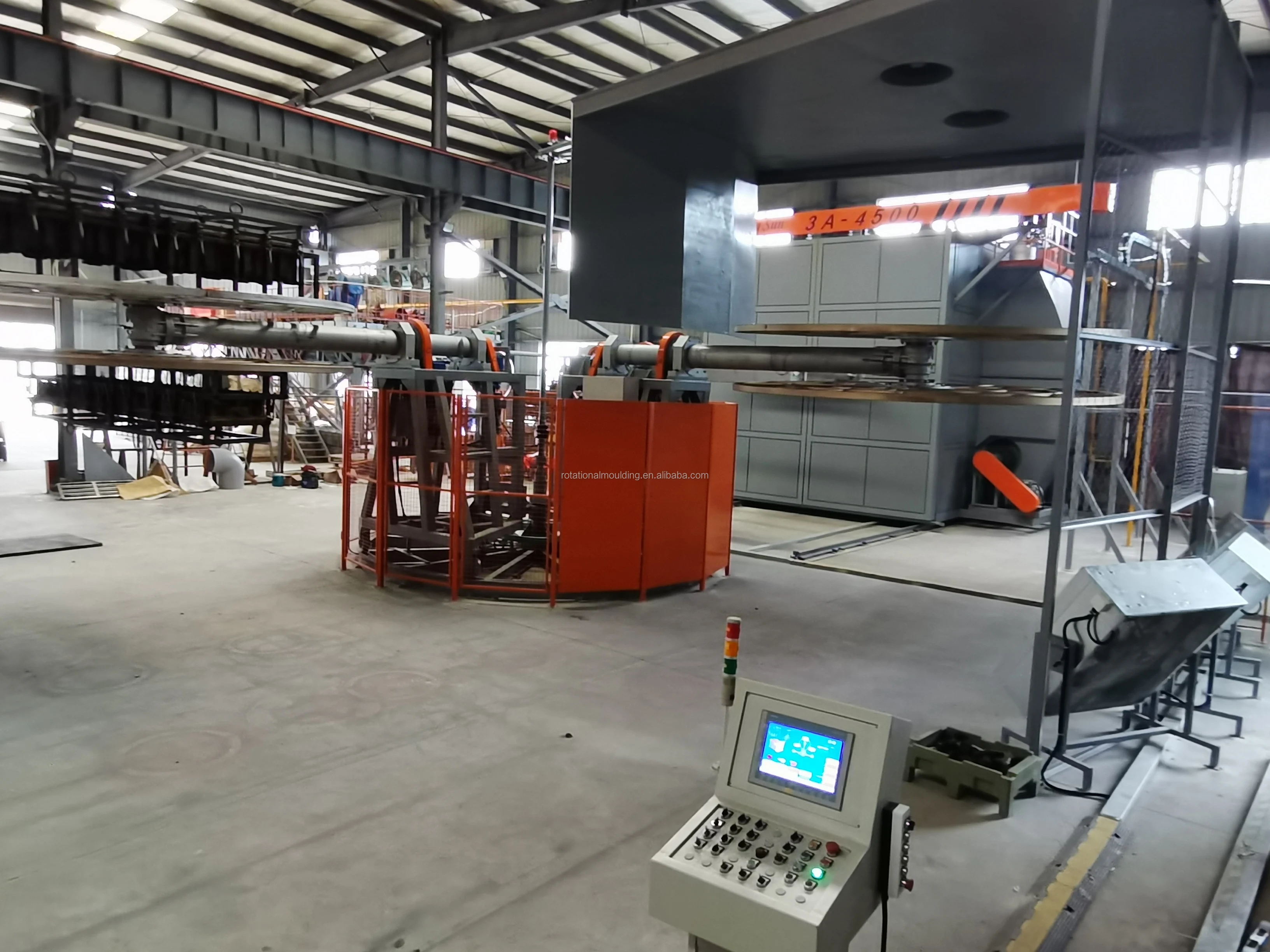 Rotational Molding Machine - Buy Roto Moulding Machine,Multi-arm ...