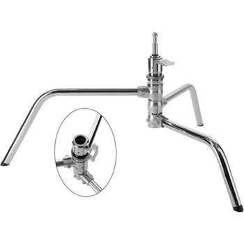 Photo Studio Heavy Duty 3M Load 10kg Light Stand C Type with Boom Arm Head detail image