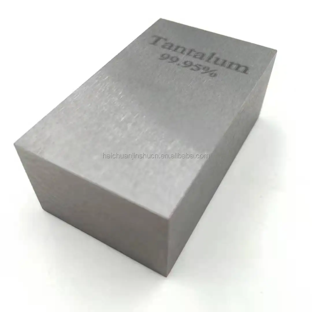 99.95%純度 タンタル ingot 銀灰色ポリッシュ仕上げ 価格/kg