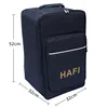 Silver-edged gold lettering box drum bag