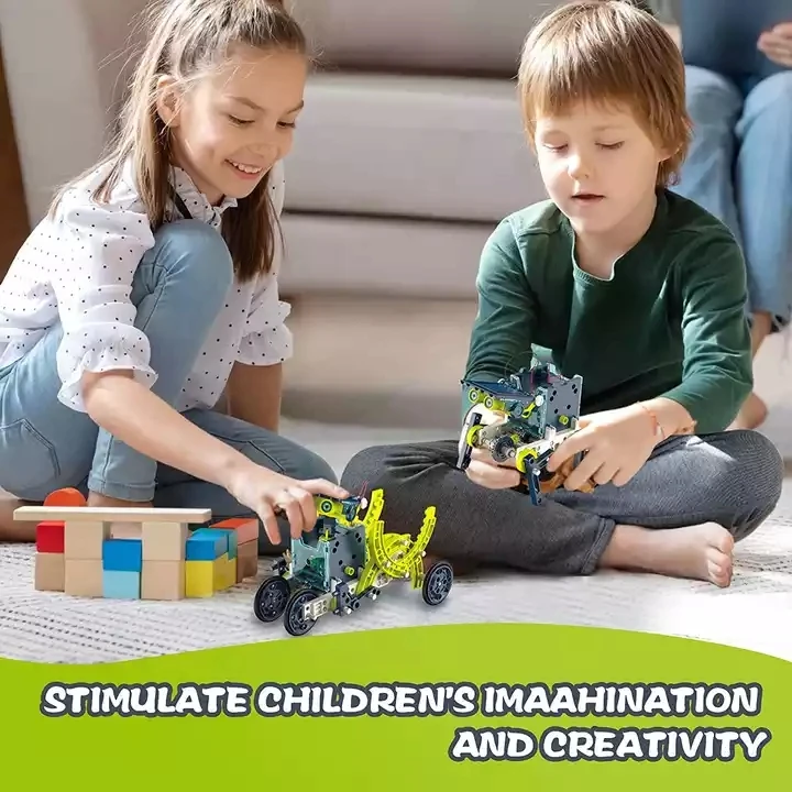 Набор роботов на солнечной батарее 13 в 1, научный робот, строительные игрушки «сделай сам», пазл для раннего развития, игрушки с питанием от солнца