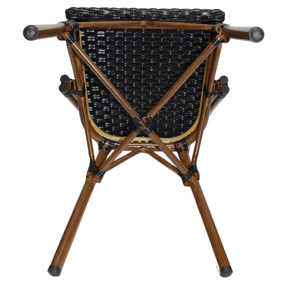Уличное плетеное кресло, Всесезонная мебель, УФ-стойкие плетеные стулья из ротанга