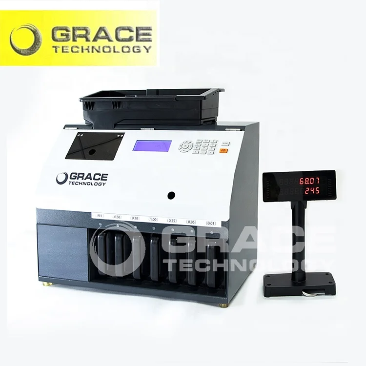 High Speed Bank Coin Counter Counting and Sorter Contador De Monedas Euro Coin Sorting Machine