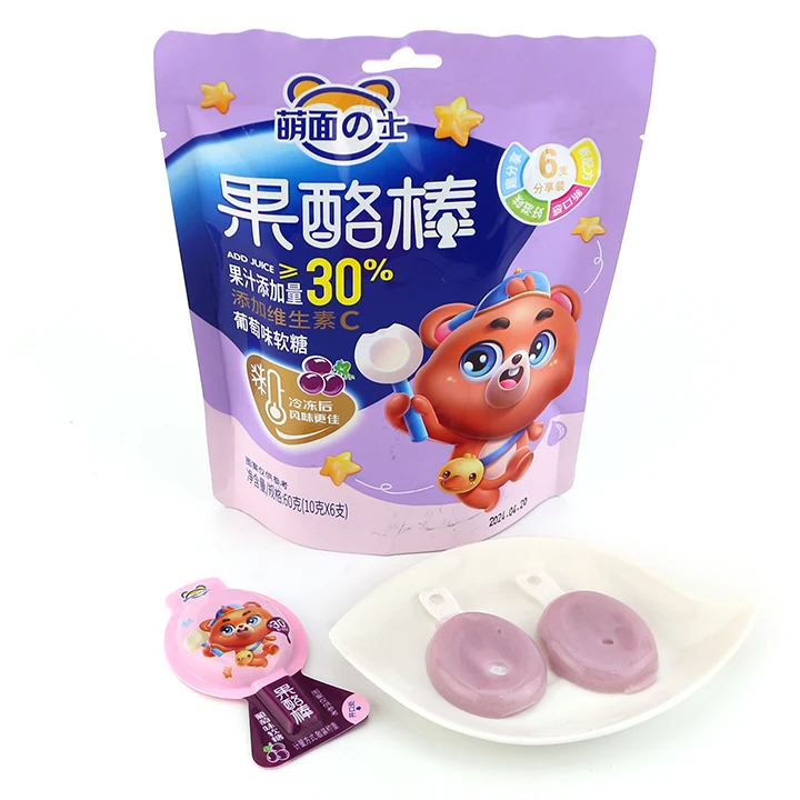 Yogurt jelly lollipop
