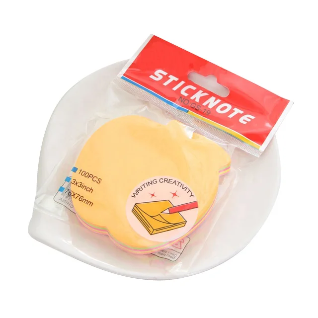 Индивидуальная форма персонализированные милые клейкие заметки цветной блокнот для