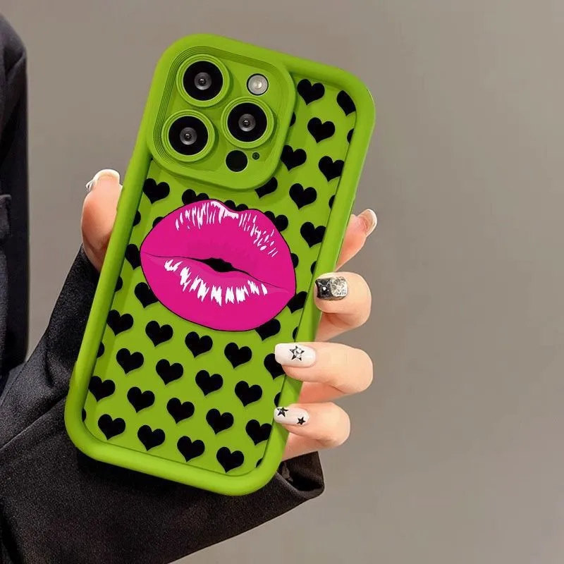 Sexy Girl Red Lips Phone Case for IPhone 17 16e 16 15 14 13 12 11 Mini Pro Max X XR XS Max 8 Plus Soft Silicone Back Cover Sexy Girl Red Lips Phone Case for IPhone 17 16e 16 15 14 13 12 11 Mini Pro Max X XR XS Max 8 Plus Soft Silicone Back Cover