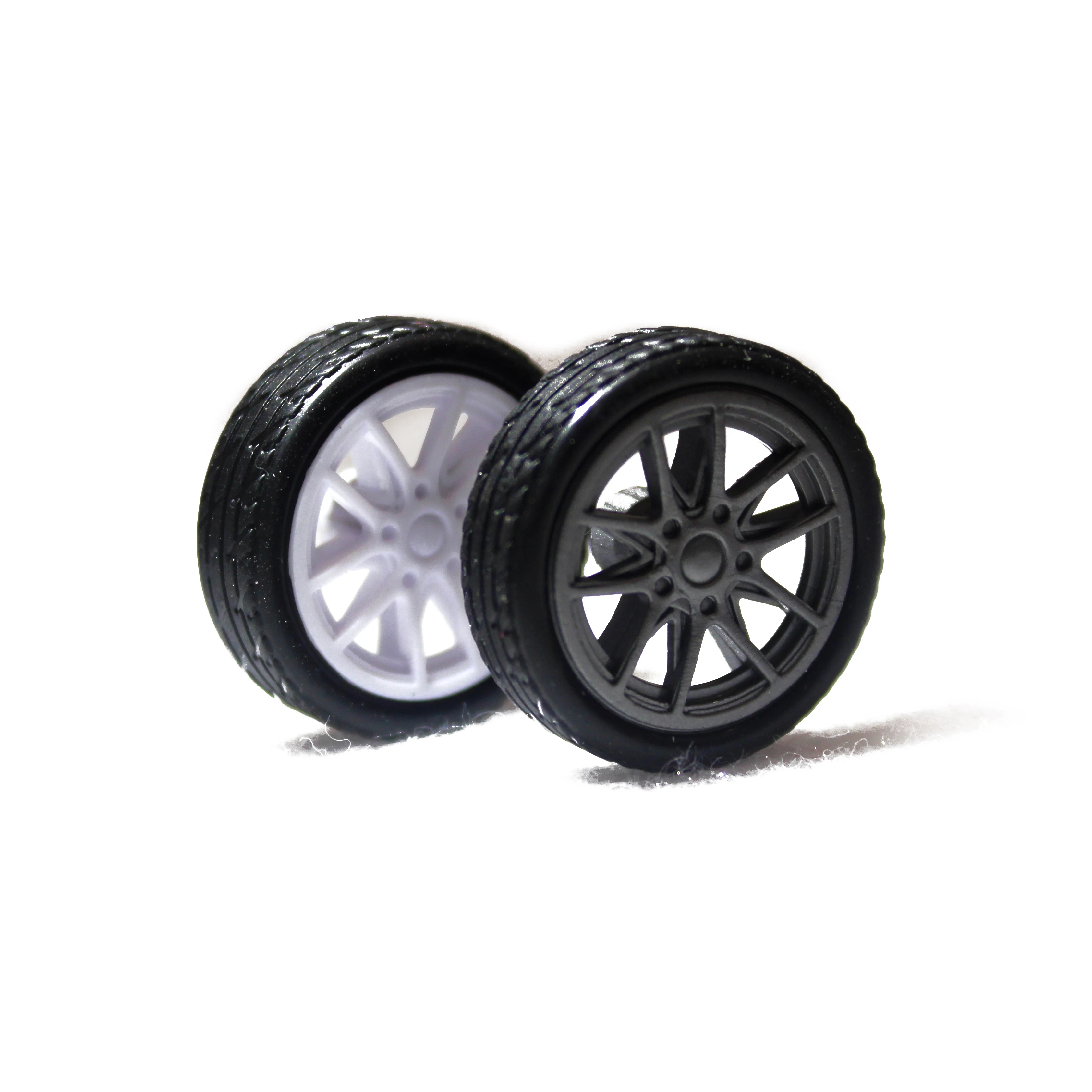 Hot Sale Customizable Plastic Painted Toy Wheel Solid Small Wheels Car Wheels For Robots