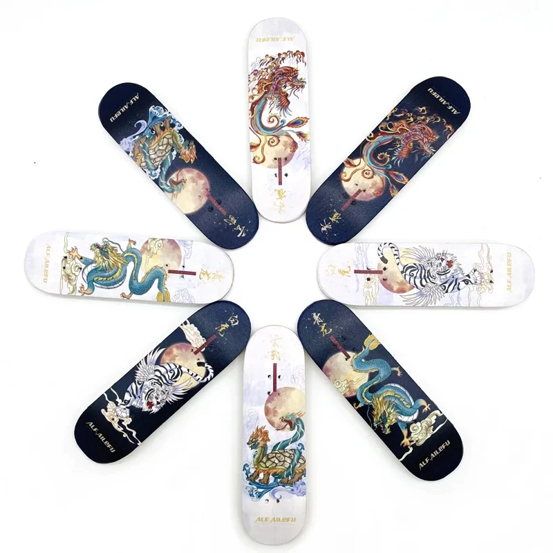 Wanhua Wholesale Mini Skateboard Toy Fingerboard Heat Transfer Graphics