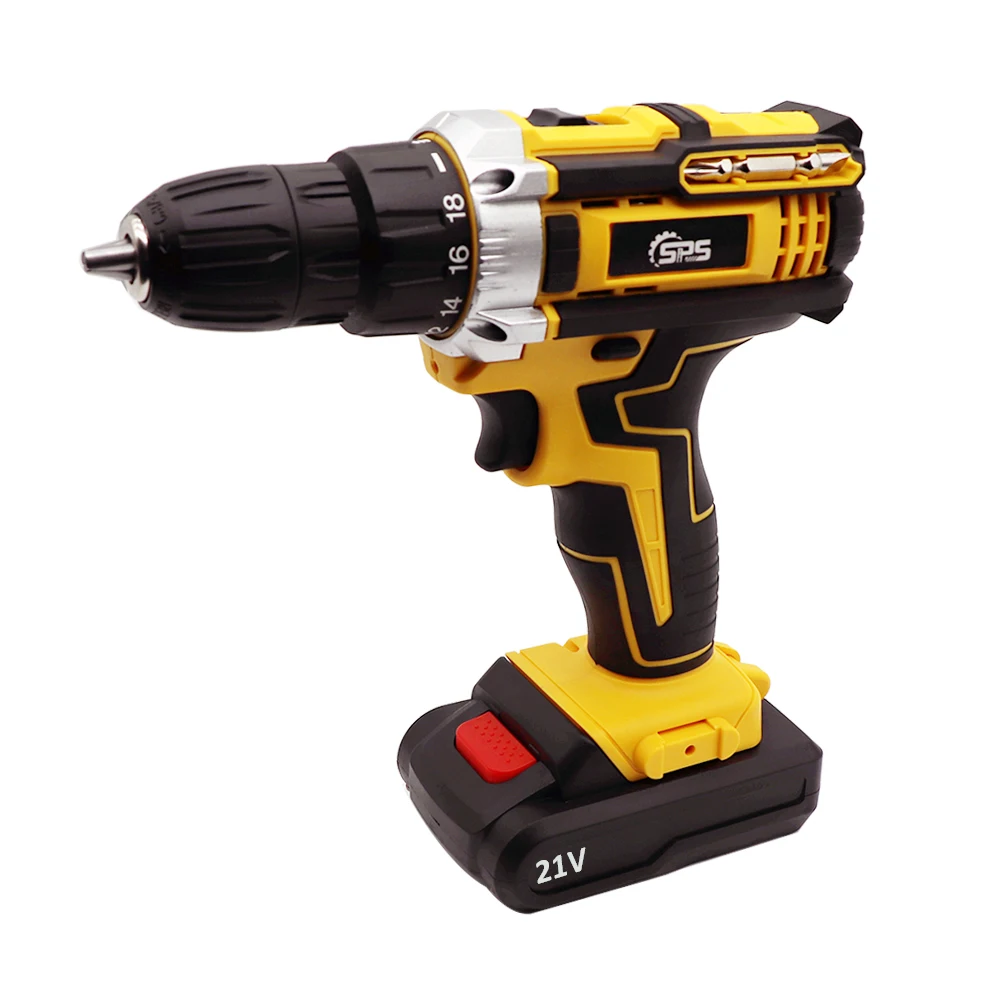 Горячая Распродажа 2022, литий-ионная батарея 21 в, беспроводная дрель