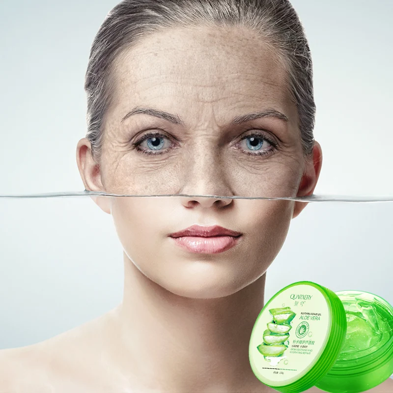 Органический OEM/ODM Лидер продаж уход за кожей Увлажняющий Осветляющий сглаживающий угрей успокаивающий восстанавливающий гель алоэ вера