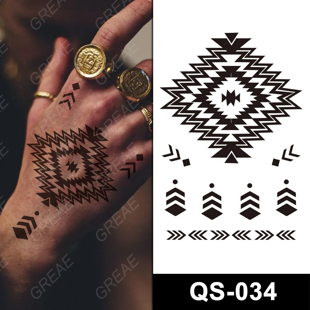 Wholesale High Quality Water Transfer Temporary Sticker Hand Tattoo Designs  For Men From m.alibaba.com