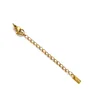 #1 short rectangle/gold