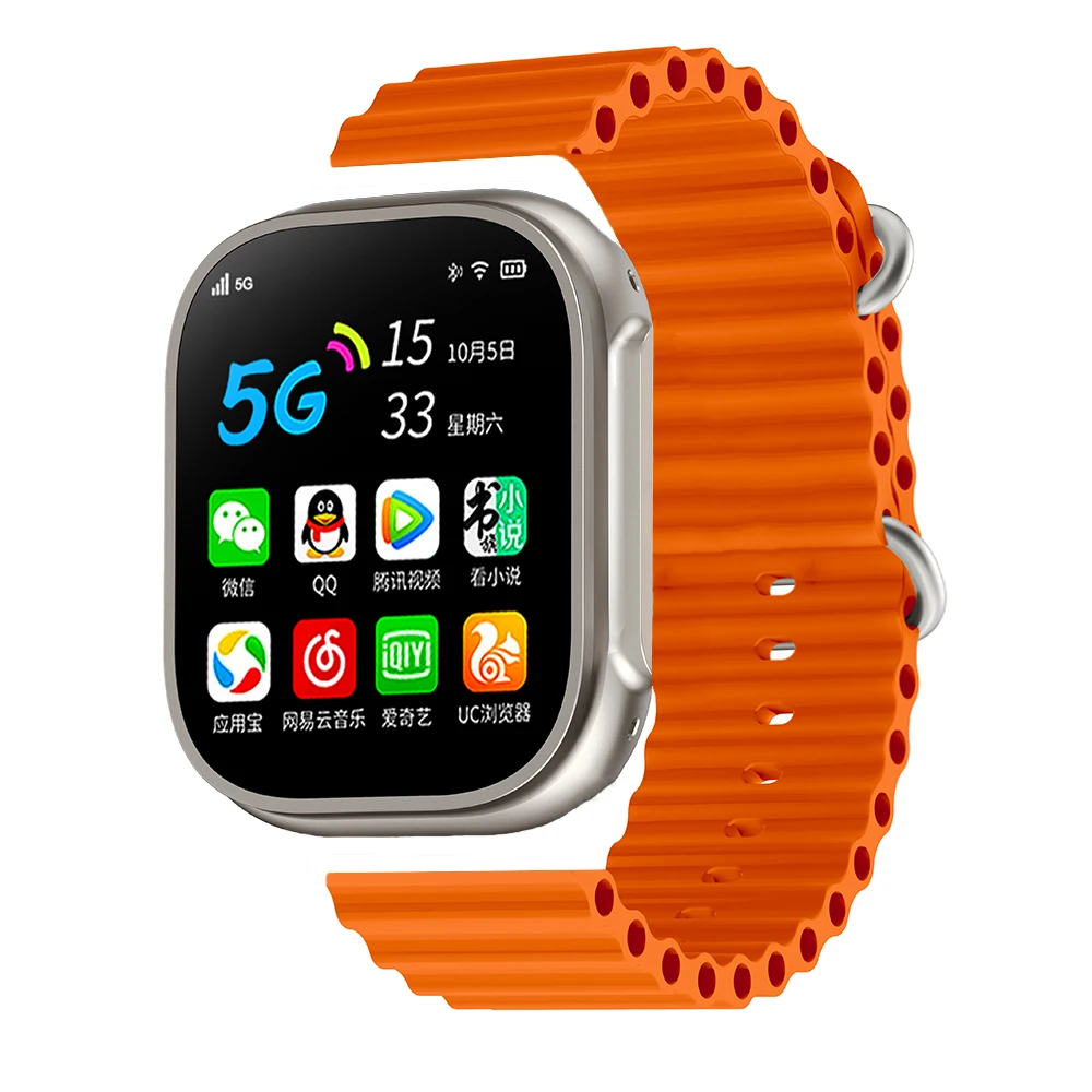 TK4 Ultra Android Smart Watch 4G Sim Card 49mm