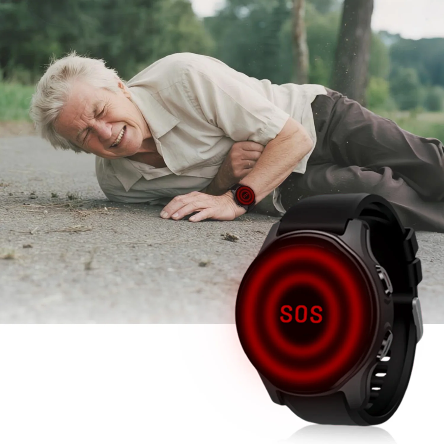 4G GPS Smart Watch for Elderly VL18 Anti-Fall GPS WIFI Tracking Fall  Detection Alarm SOS Calling Elder Wearable Alert Watch