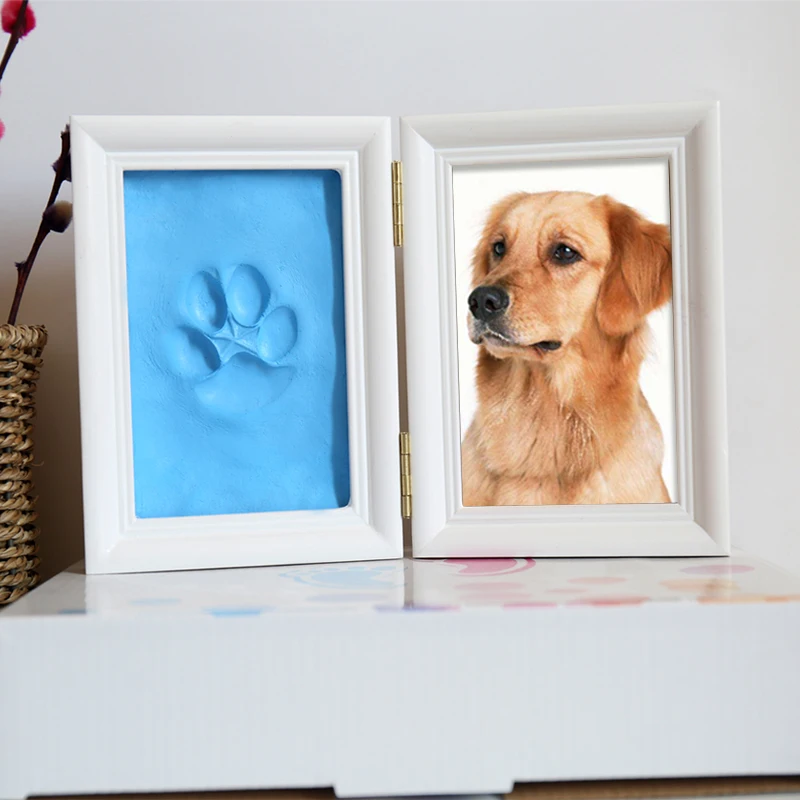 En Bois D Animal Familier De Materiel De Cadre Photo Et D Argile Pour Garder La Memoire Empreinte De Bebe D Animal Familier Buy Cadre Photo Pour Animaux De Compagnie Animal De Compagnie Pour Bebe Animal