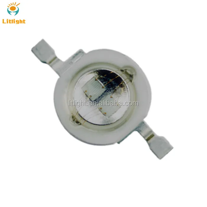 Hi Power Emitting Diode 5W Royal Blue 440nm 445nm 450nm Blue 460nm 470 Nm, Red 620nm 660nm with Dual Chips 5 Watt High Power LED