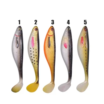 Cheery 100mm 6g Soft Fish Lure Custom Colors 3pcs Pack for Ocean Boat Lake Stream Fishing – Soft Lure – view 5